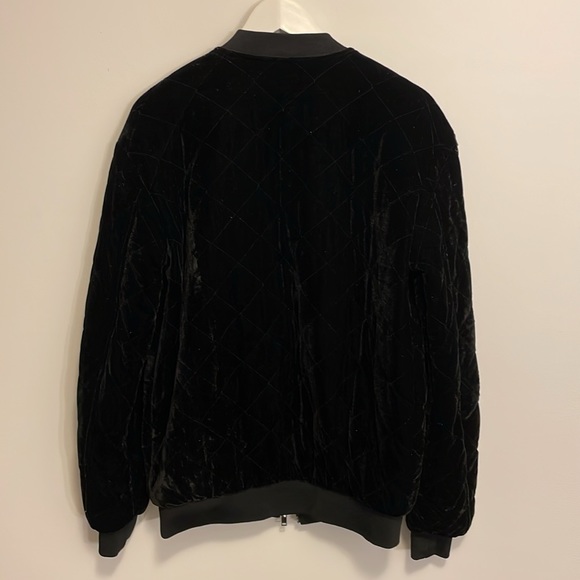 Zara Man Velvet Bomber Jacket - Picture 9 of 10